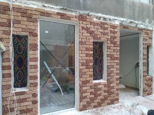 نحوه اجرای نمای آجری